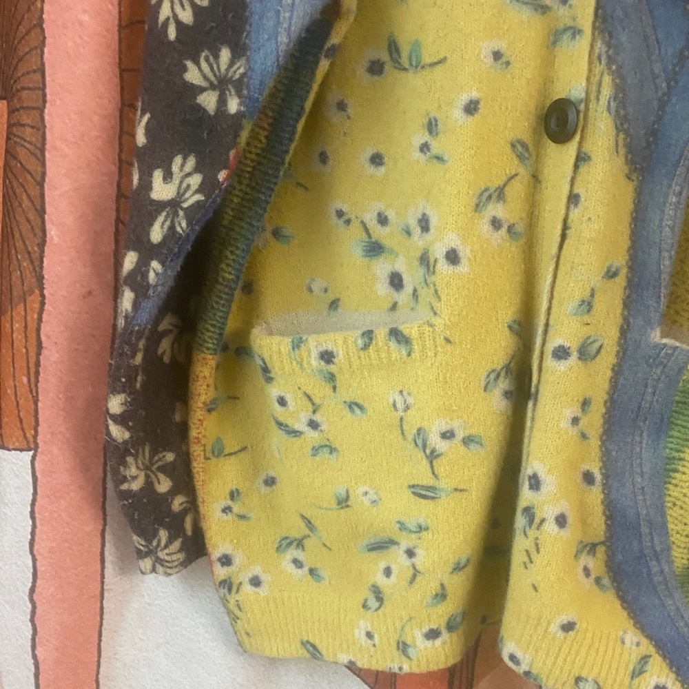 Floral Multi Patterned Cardigan - image 5